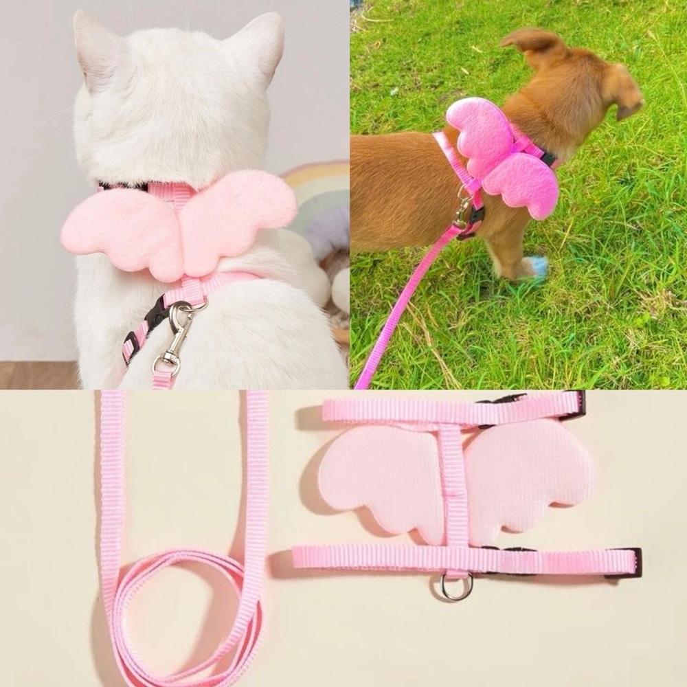 2/$10 Pet Harness with Angel Wings
